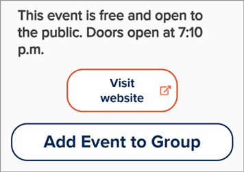 Add an event from the All Events list to your group.